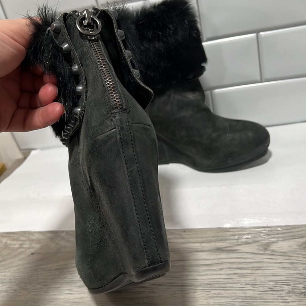 Ash Uranus wedged heel ankle boots sz.37.5 - Picture 5 of 11